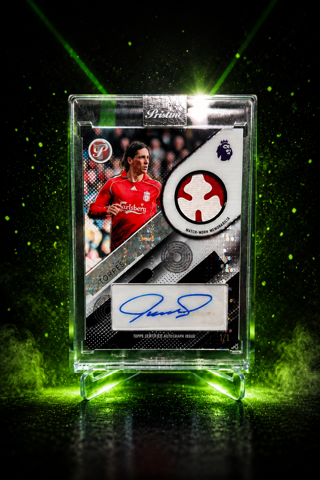 Fernando Torres 1 of 1 match worn patch auto